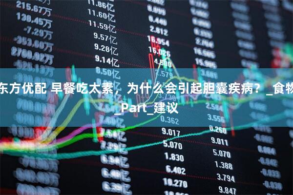 东方优配 早餐吃太素，为什么会引起胆囊疾病？_食物_Part_建议