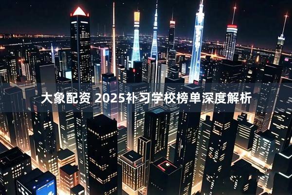 大象配资 2025补习学校榜单深度解析